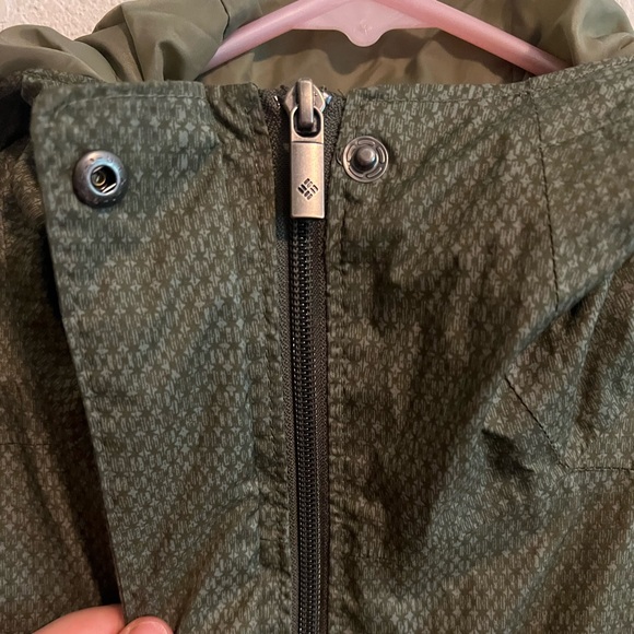 Green Columbia Rain Jacket Size 1X - Picture 5 of 14